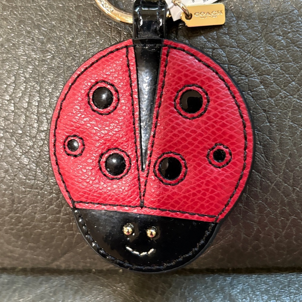 Coach lady bug key chain with duster bag - Picture 6 of 9